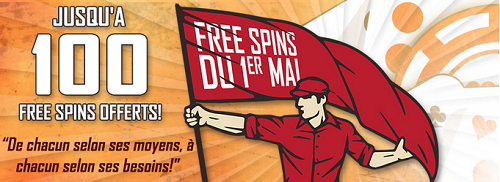 Free Spins pour le 1er mai