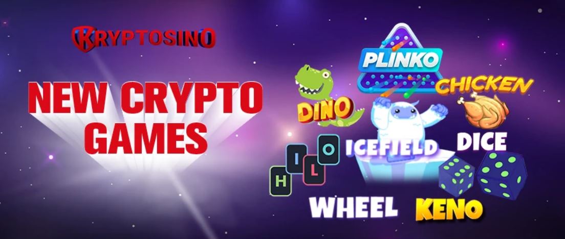 8 nouveaux jeux sur le casino en ligne Kryptosino