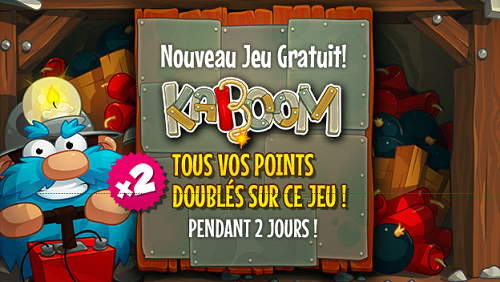 Nouveau jeu gratuit Kaboom