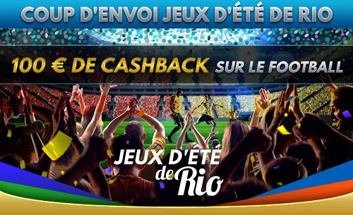 Cashback offert sur Bet 777 pour les JO de Rio
