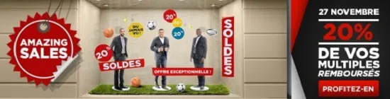 Promotion sur les paris multiples