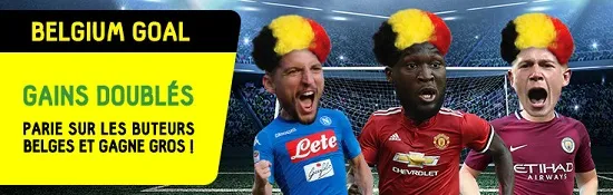 Pariez sur les buteurs belges