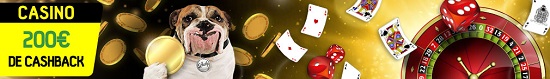 Cashback offert casino Betfirst