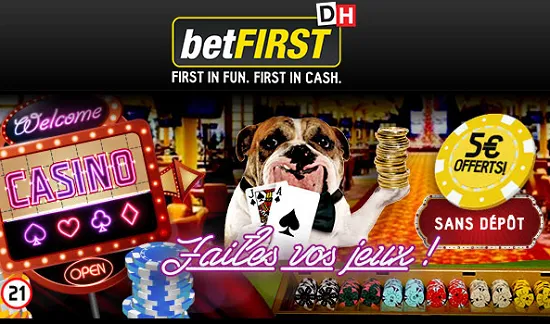 Jeux de casino sur Betfirst
