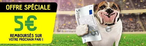 Pari perdant remboursé sur Betfirst