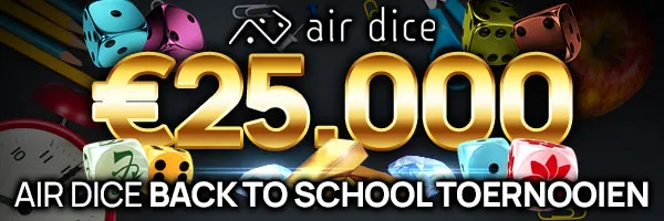 Tournois Air Dice Back to School sur Bingoal Casino