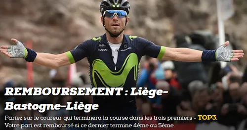 Remboursement spécial Liège-Bastogne-Liège