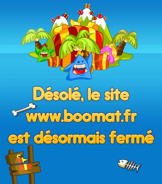 Fermeture site de jeux gratuits Boomat