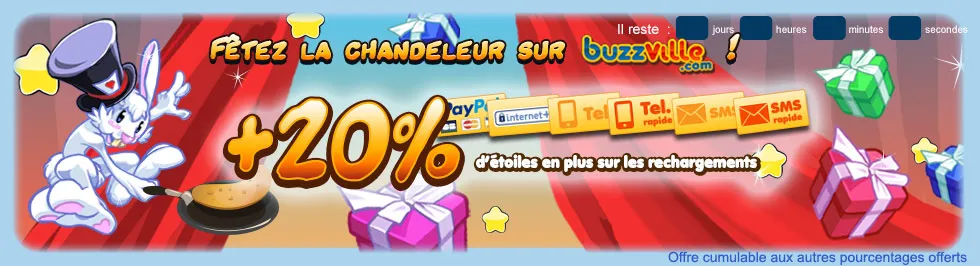 Fêtez la chandeleur sur Buzzville