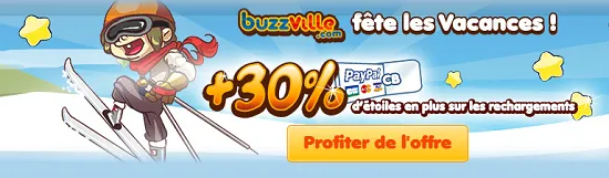 Buzzville fête les vacances