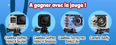Gagnez des GoPro sur Buzzville