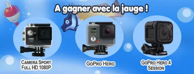 Gagner caméra sport et GoPro sur Buzzville