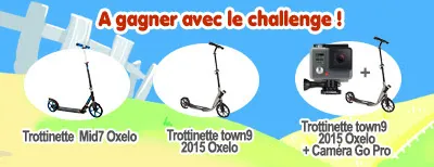 Gagnez plusieurs trottinettes et une Go Pro sur Buzzville
