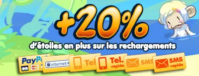20% d'étoiles en plus sur Buzzville
