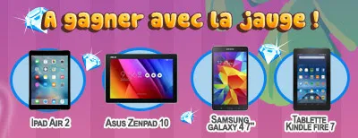 Gagnez plusieurs tablettes tactiles sur Buzzville