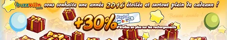 Fêtez la nouvelle année sur Buzzville
