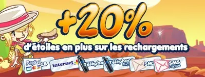 Promotion de +20% sur tous les rechargements