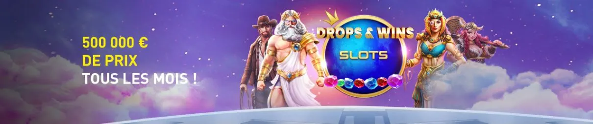 Tournoi Drops & Wins sur Casino777