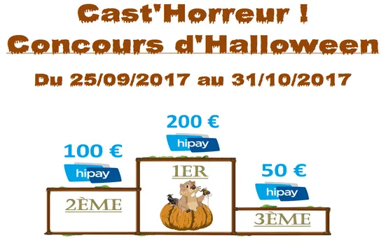 Concours Halloween sur Castormania