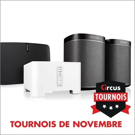 Tournois de novembre sur Circus Casino