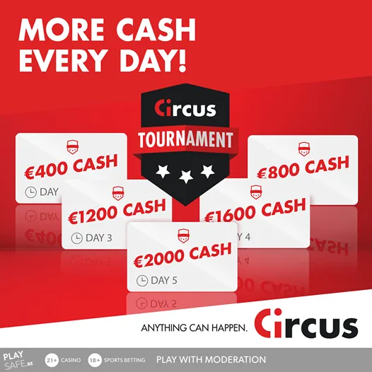 Tournoi Bonanza sur Circus Casino