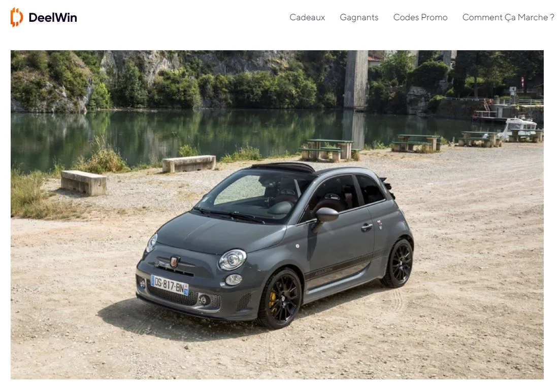 Gagnez une voiture Abarth sur Deelwin