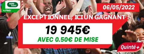 Grand gagnant Euro Tiercé turf