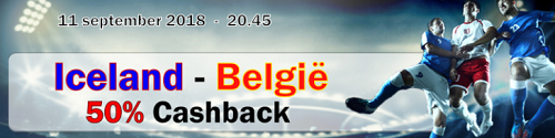 Cashback offert sur le match Belgique-Islande