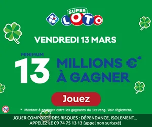 Tirage du vendredi 13 sur la FDJ