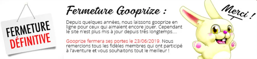 Fermeture Gooprize