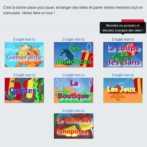 Les forums sur Fisho-kdos