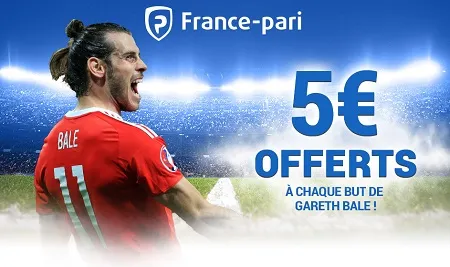 5€ offerts sur le match de la Blegique contre le Pays de Galles