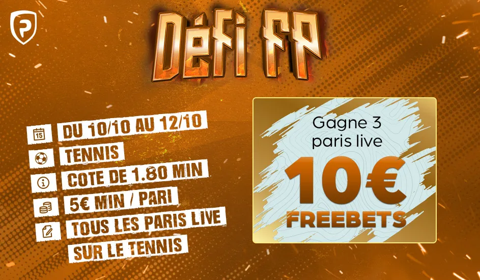 Défis FP sur le tennis avec France Pari