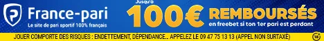 Modification du bonus de bienvenue sur France Pari Sport