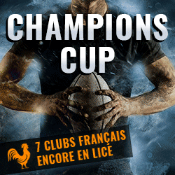 Champions Cup de rugby sur Genybet