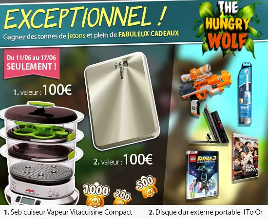 Gagnez des cadeaux sur ce nouvel événement