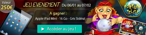 Gagnez un iPad Mini sur le jeu Fortune Teller de Gooprize