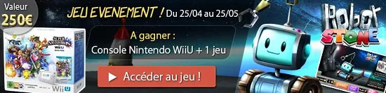 Nouveau jeu Robot Stone pour gagner des cadeaux