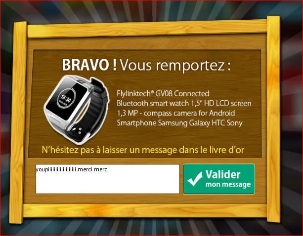 Gooprize peut vous faire gagner des cadeaux