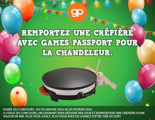 Gagnez une crêpière sur Kingo Bingo
