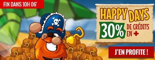 Profitez des Happy Days sur Ludokado uniquement aujourd'hui