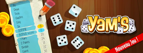 Nouveau jeu gratuit Yam’s