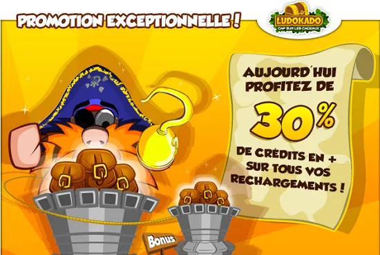 Crédits supplémentaires sur les rechargements
