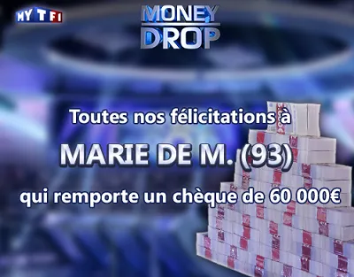 Découvrez qui a gagné 60.000 euros sur Money Drop