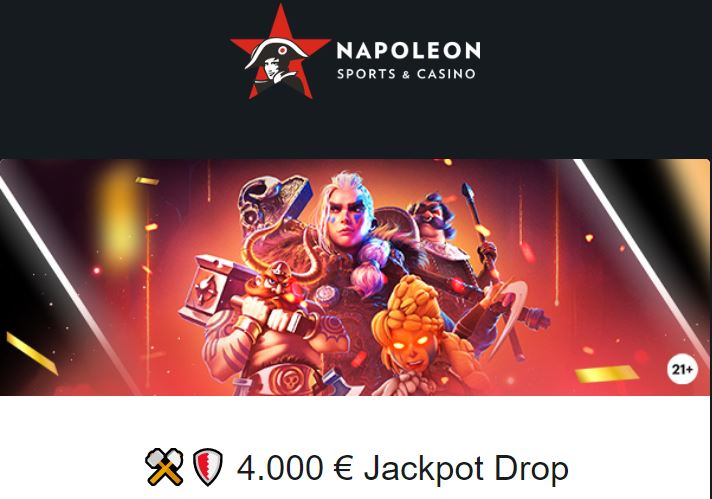 Jackpot Drop sur Napoleon Games