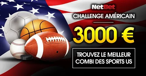 Pariez sur les sports américains sur Netbet