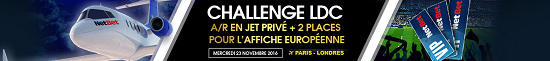 Challenge LDC sur le site de paris en ligne Netbet