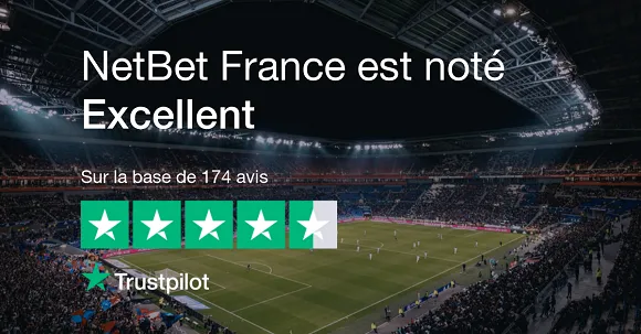 Excellente note pour Netbet sur TrustPilot