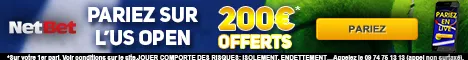 Bonus sur les paris tennis US Open