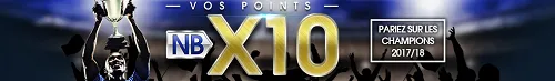 Points NB multipliés par 10